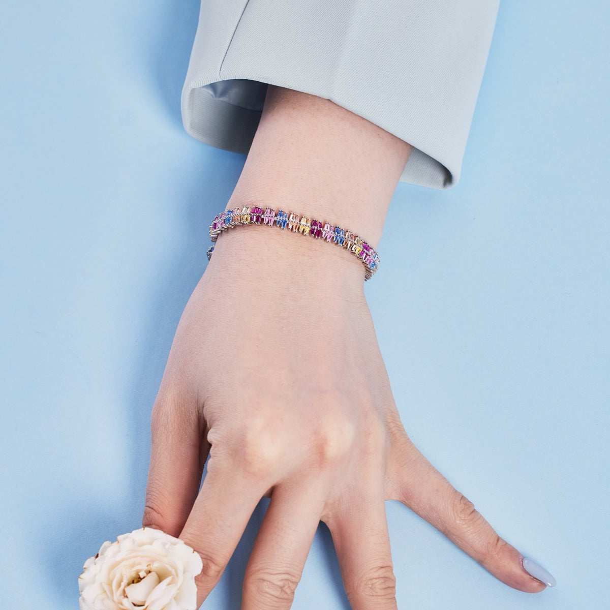 [Limara]Sparkling Exquisite Multi Cut Party Bracelet
