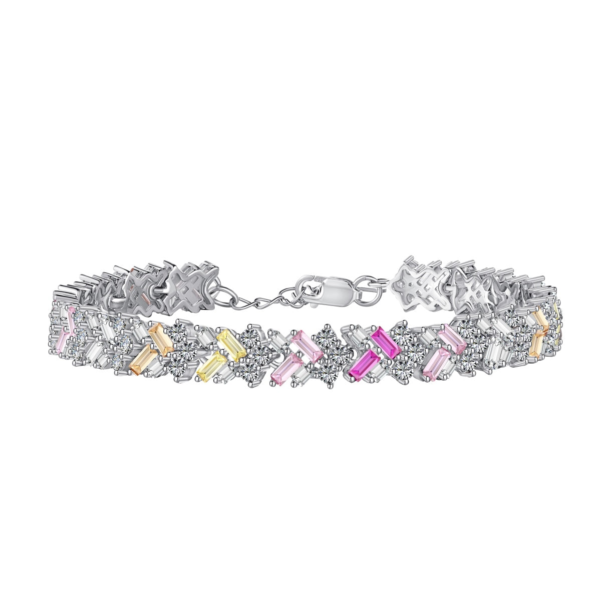 [Limara]Dazzling Unique Multi Shape Daily Bracelet