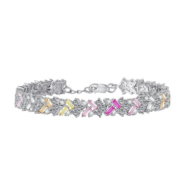 [Limara]Dazzling Unique Multi Shape Daily Bracelet