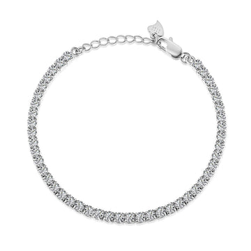 [Limara]Sparkling Round Cut Daily Bracelet