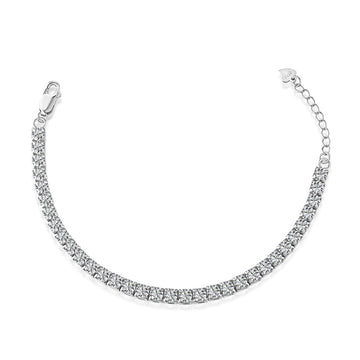 [Limara]Sparkling Radiant Princess Cut Tennis Bracelet