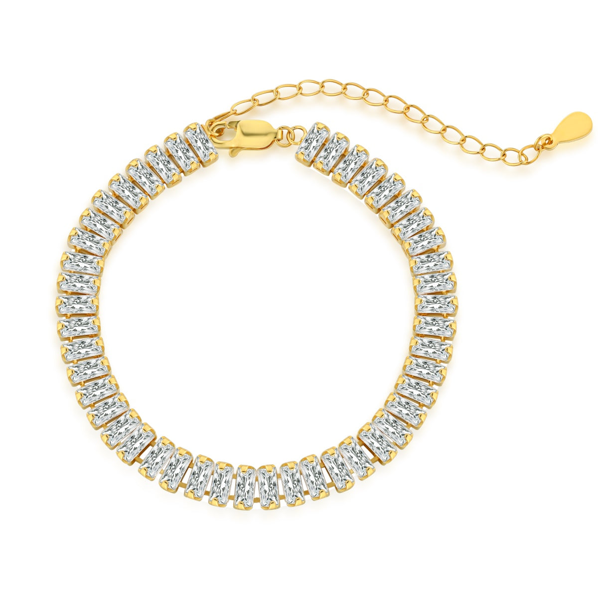 [Limara]Exquisite Emerald Cut Daily Bracelet