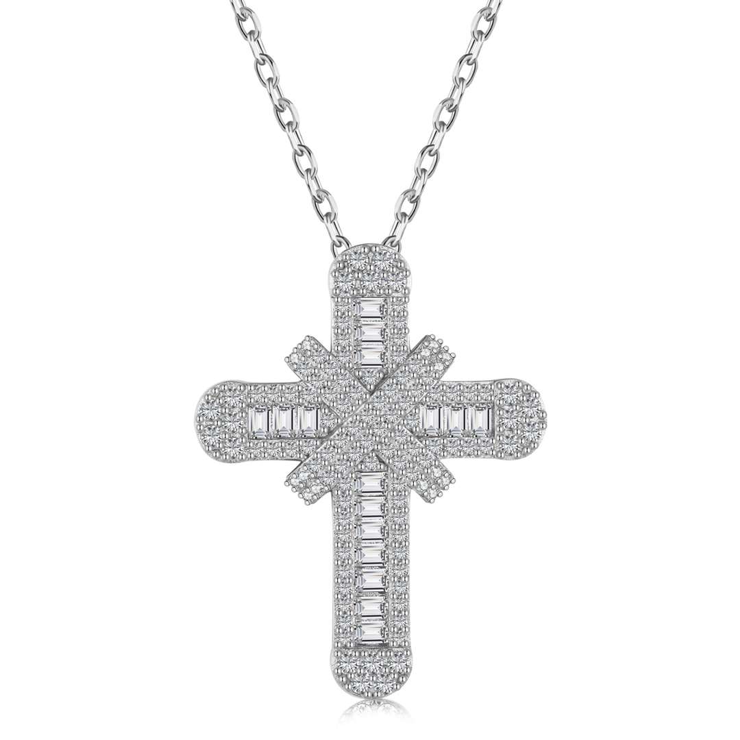[Limara]Gypsophila With Dimonds Necklace