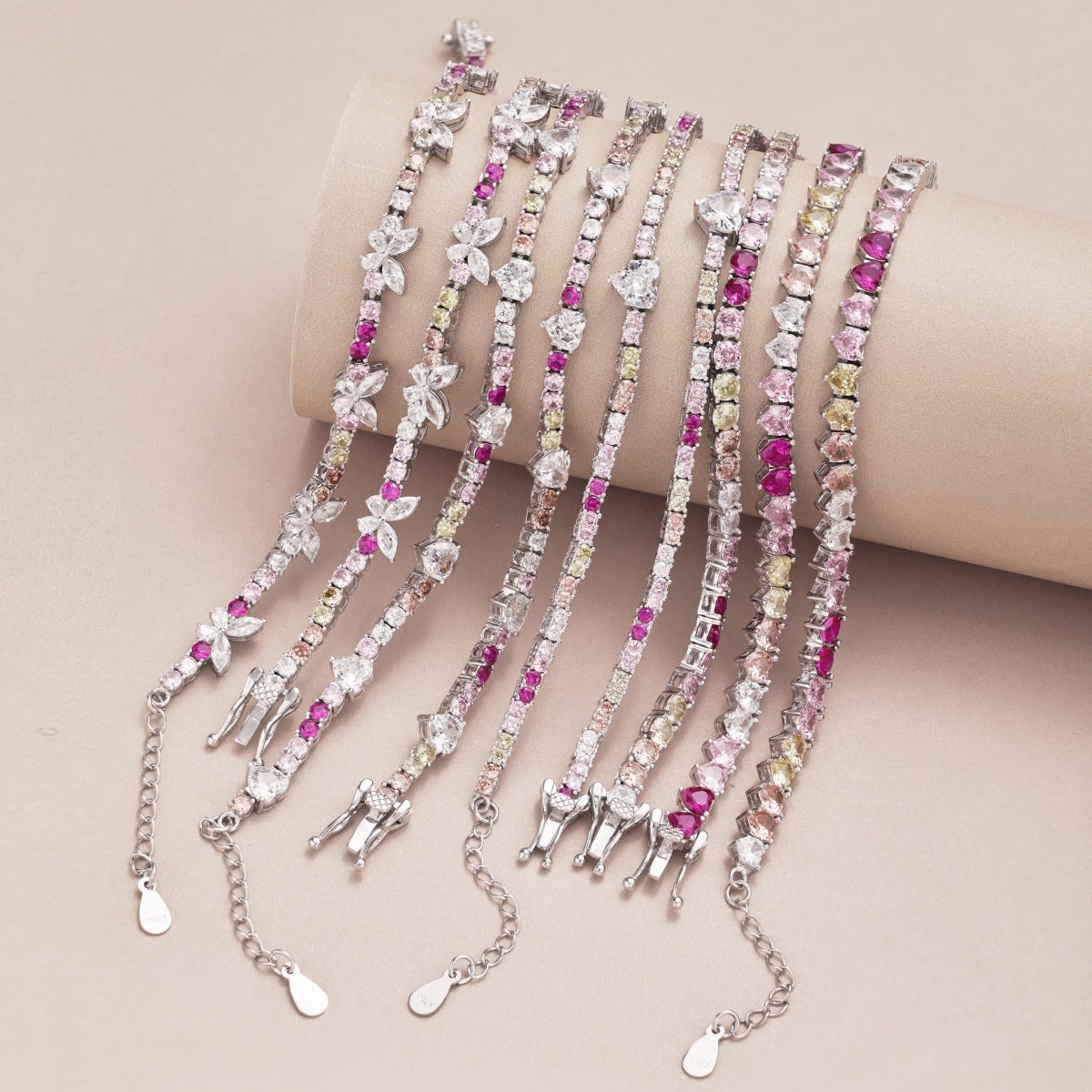 [Limara]Delicate Colorful Emerald Cut Party Bracelet