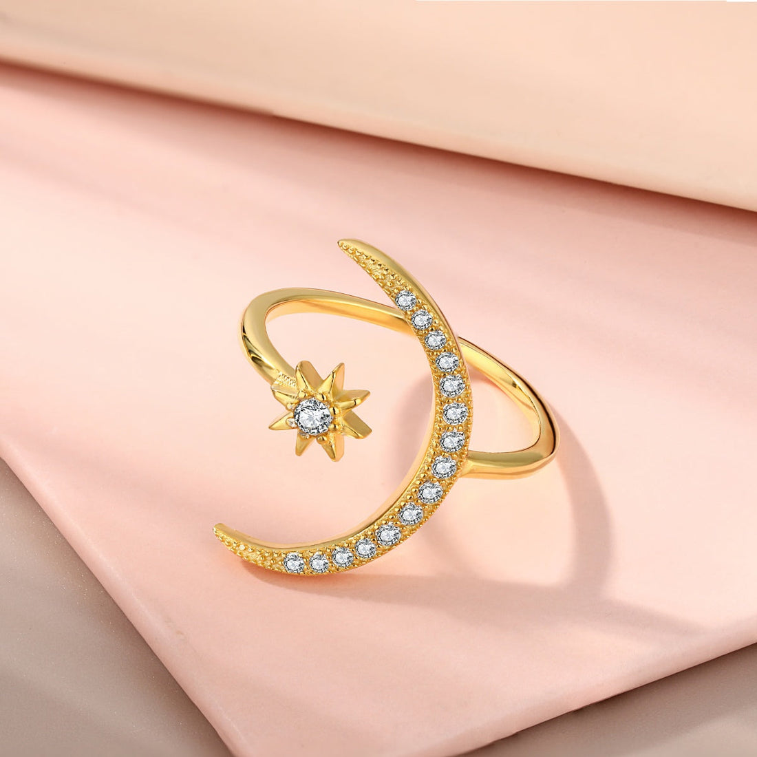 [Limara]Eternity Moon & Star Ring