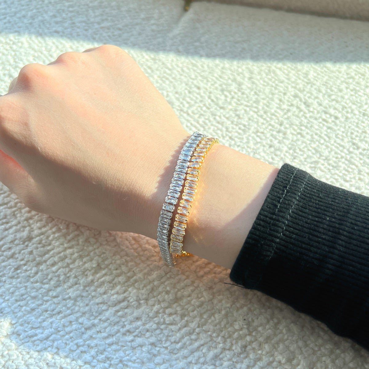 [Limara]Exquisite Emerald Cut Daily Bracelet
