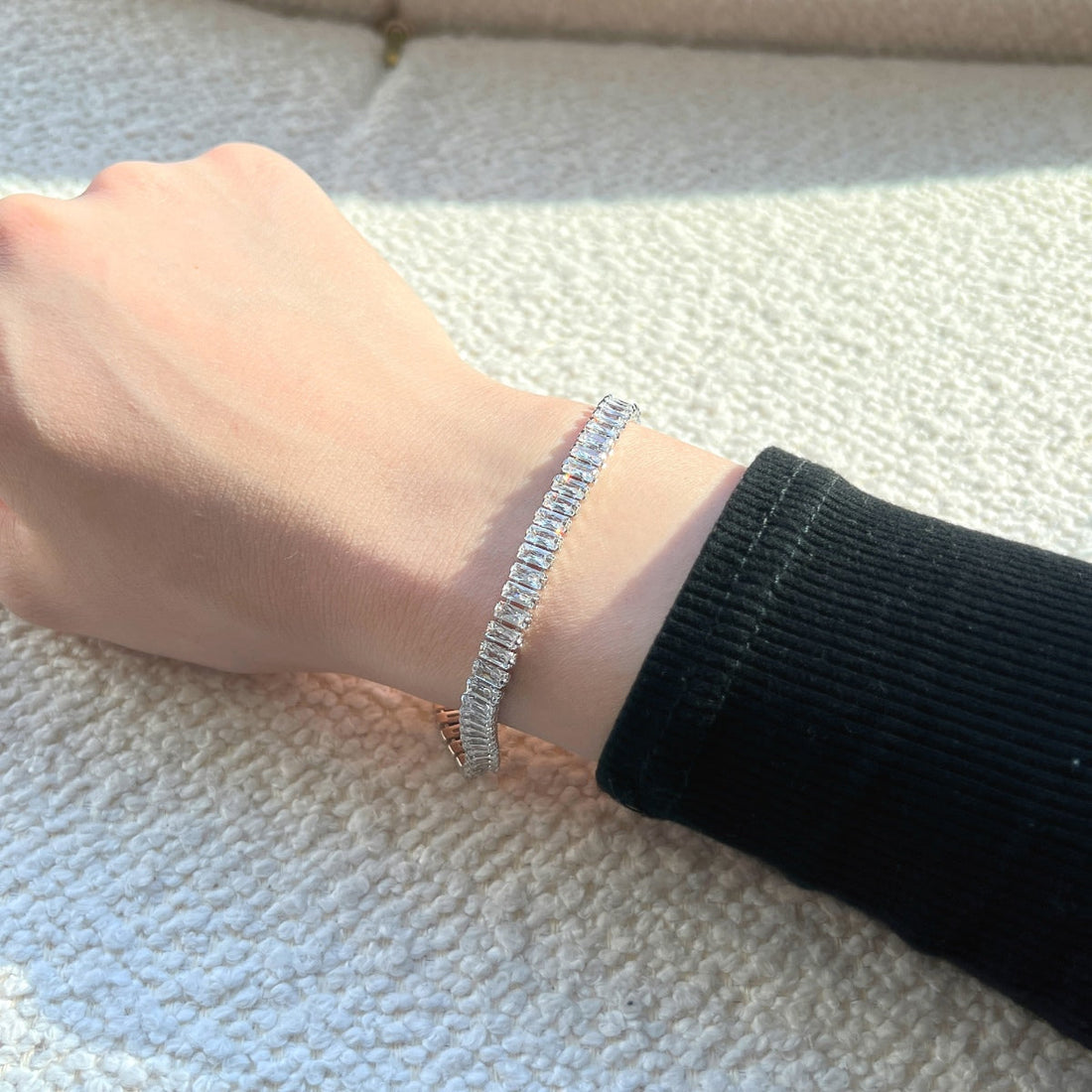 [Limara]Exquisite Emerald Cut Daily Bracelet
