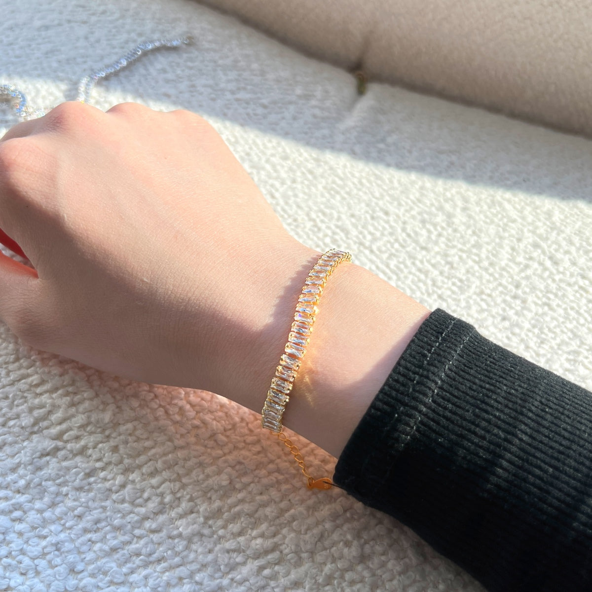 [Limara]Exquisite Emerald Cut Daily Bracelet