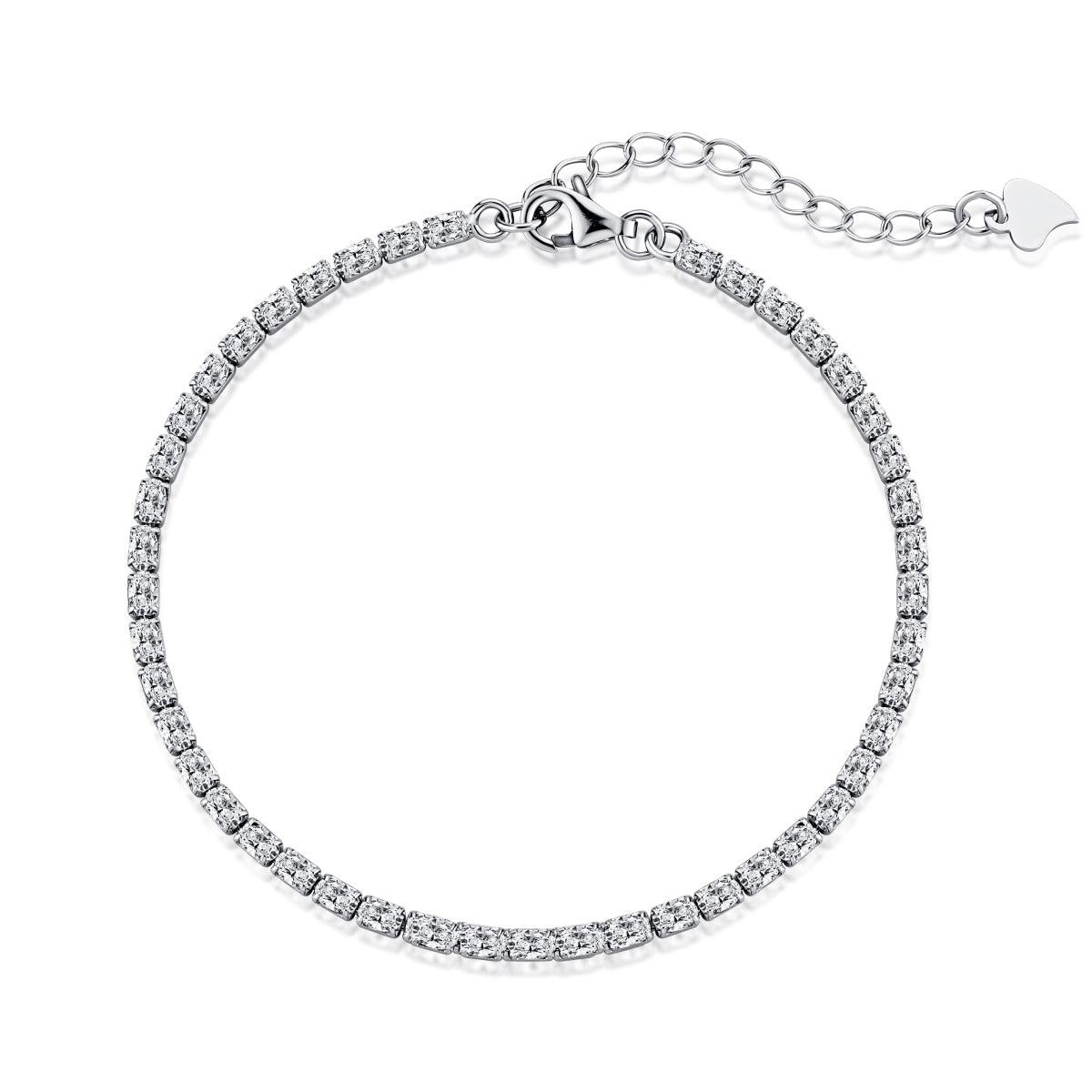 [Limara]Elegant Emerald Cut Daily Bracelet