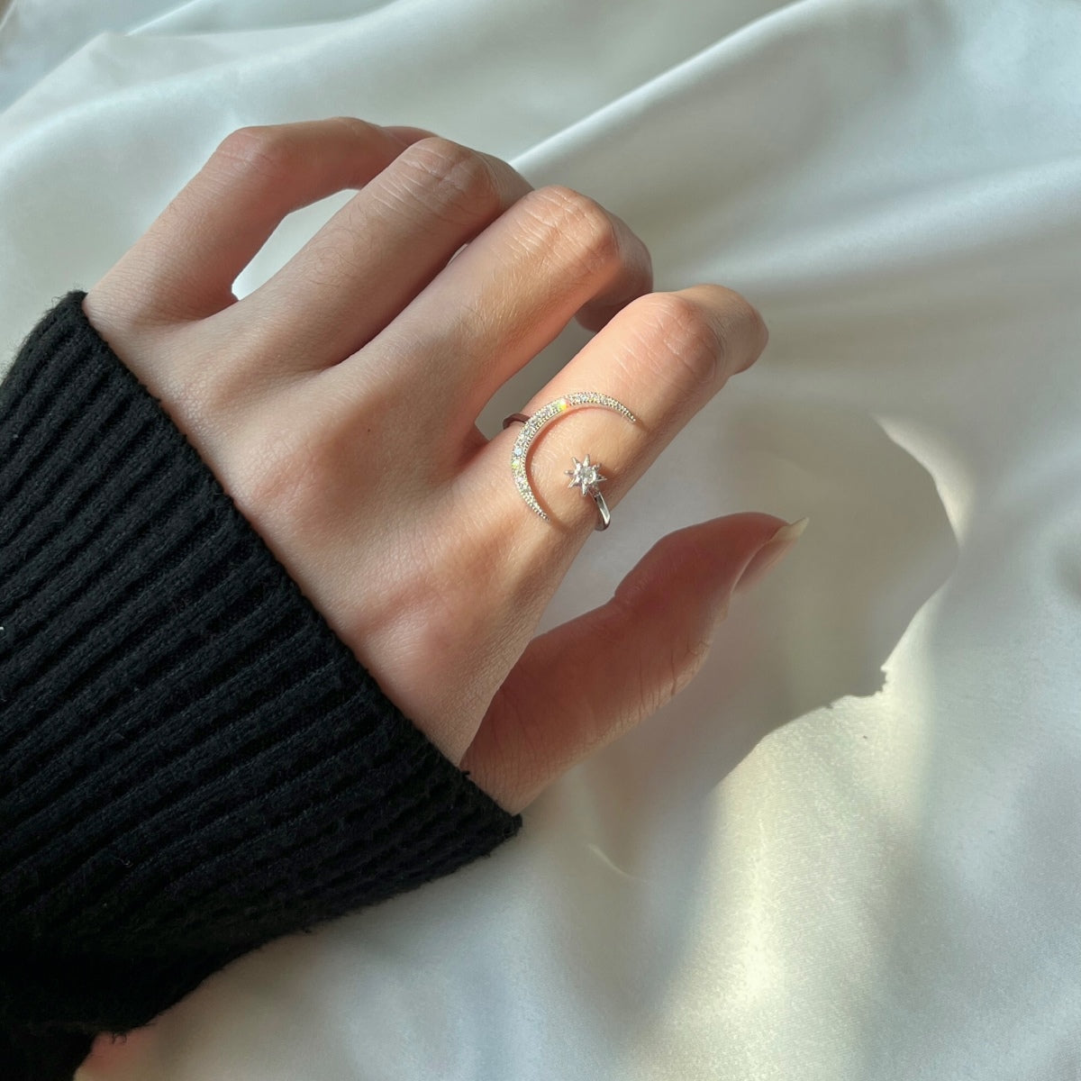 [Limara]Eternity Moon & Star Ring