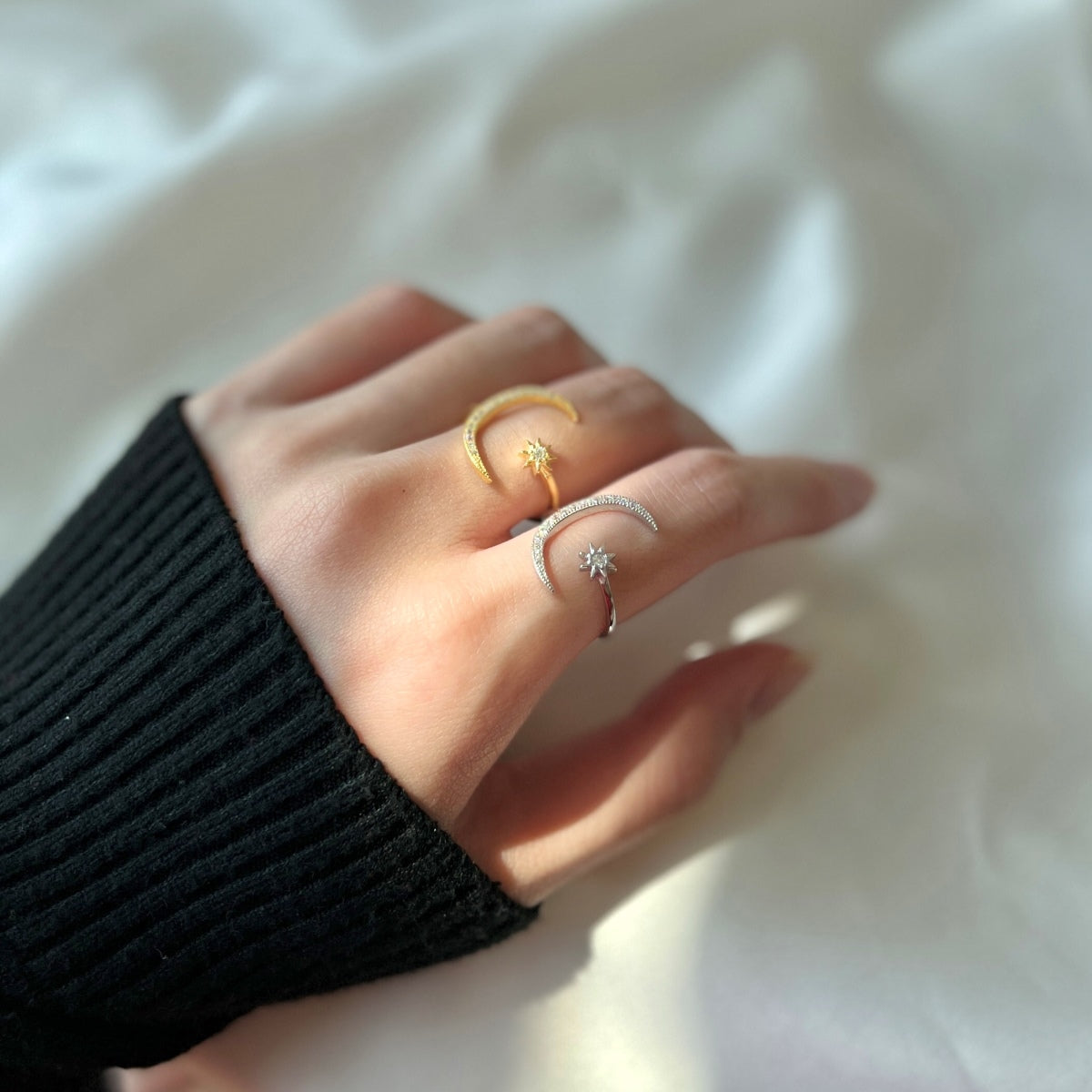 [Limara]Eternity Moon & Star Ring