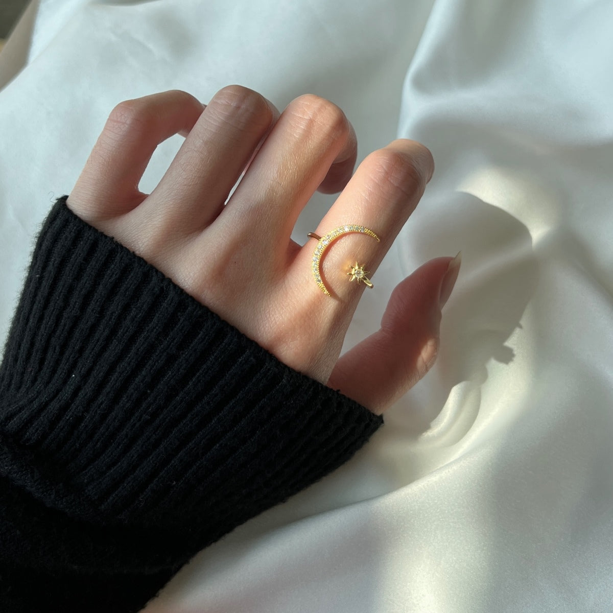 [Limara]Eternity Moon & Star Ring