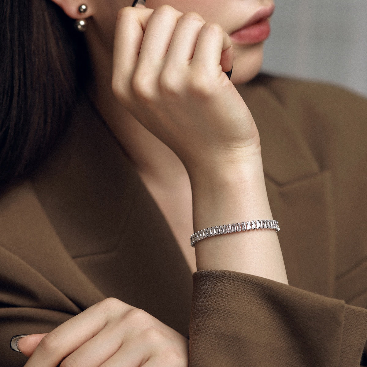 [Limara]Exquisite Emerald Cut Daily Bracelet