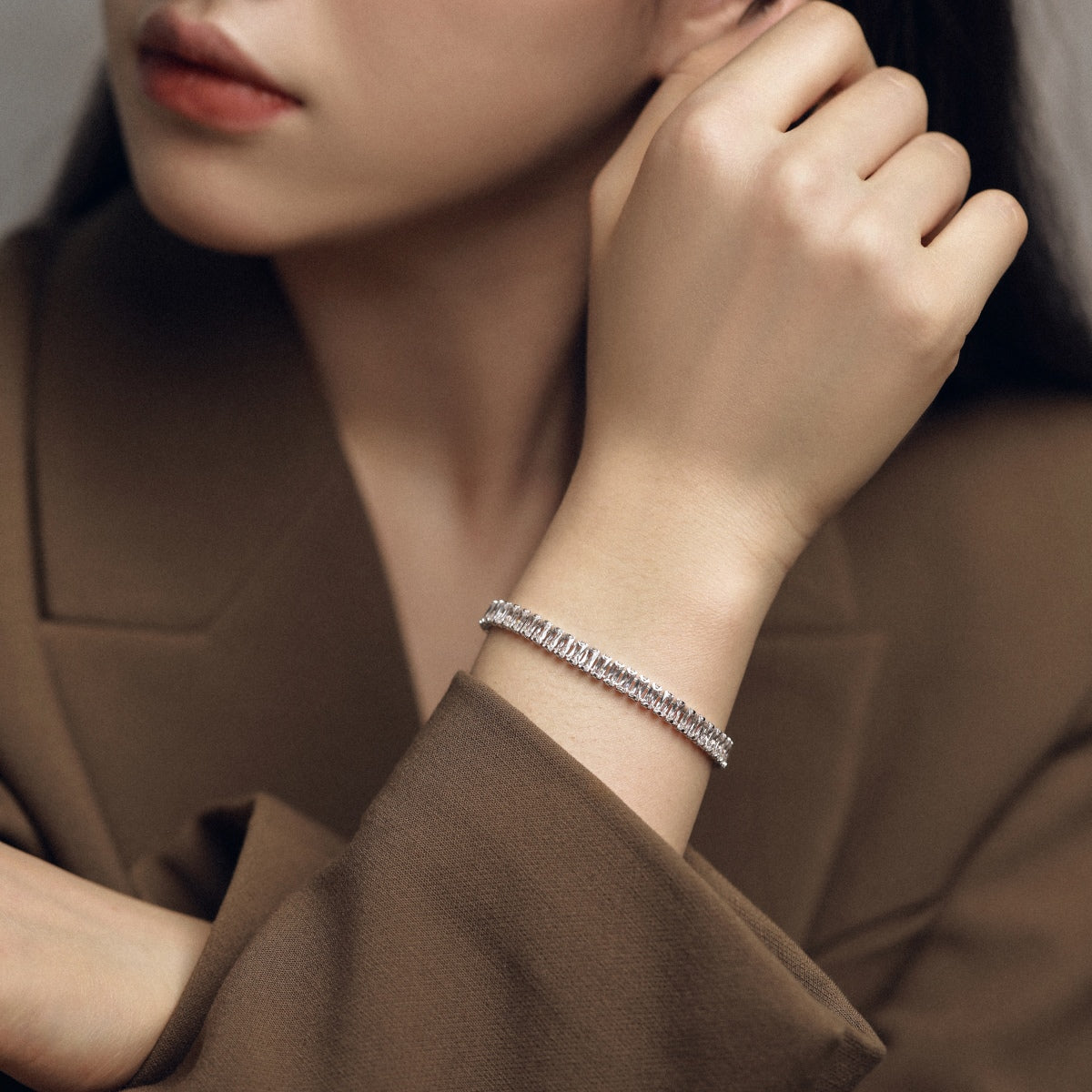 [Limara]Exquisite Emerald Cut Daily Bracelet