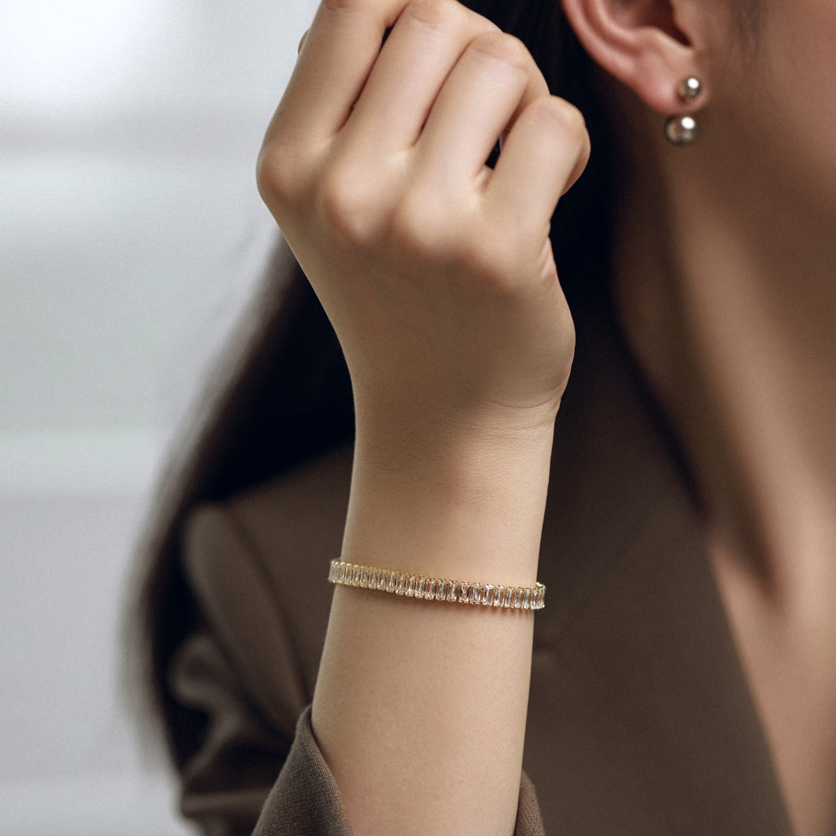 [Limara]Exquisite Emerald Cut Daily Bracelet