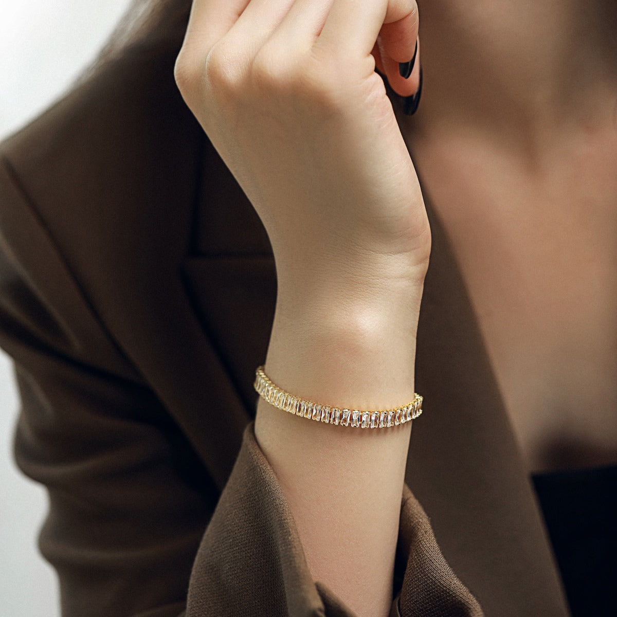 [Limara]Exquisite Emerald Cut Daily Bracelet