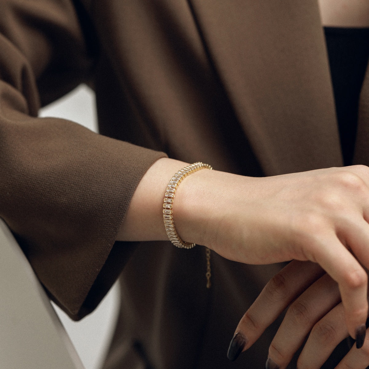 [Limara]Exquisite Emerald Cut Daily Bracelet