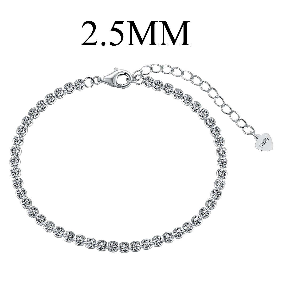 [Limara]Dazzling Sparkling Round Cut Daily Bracelet