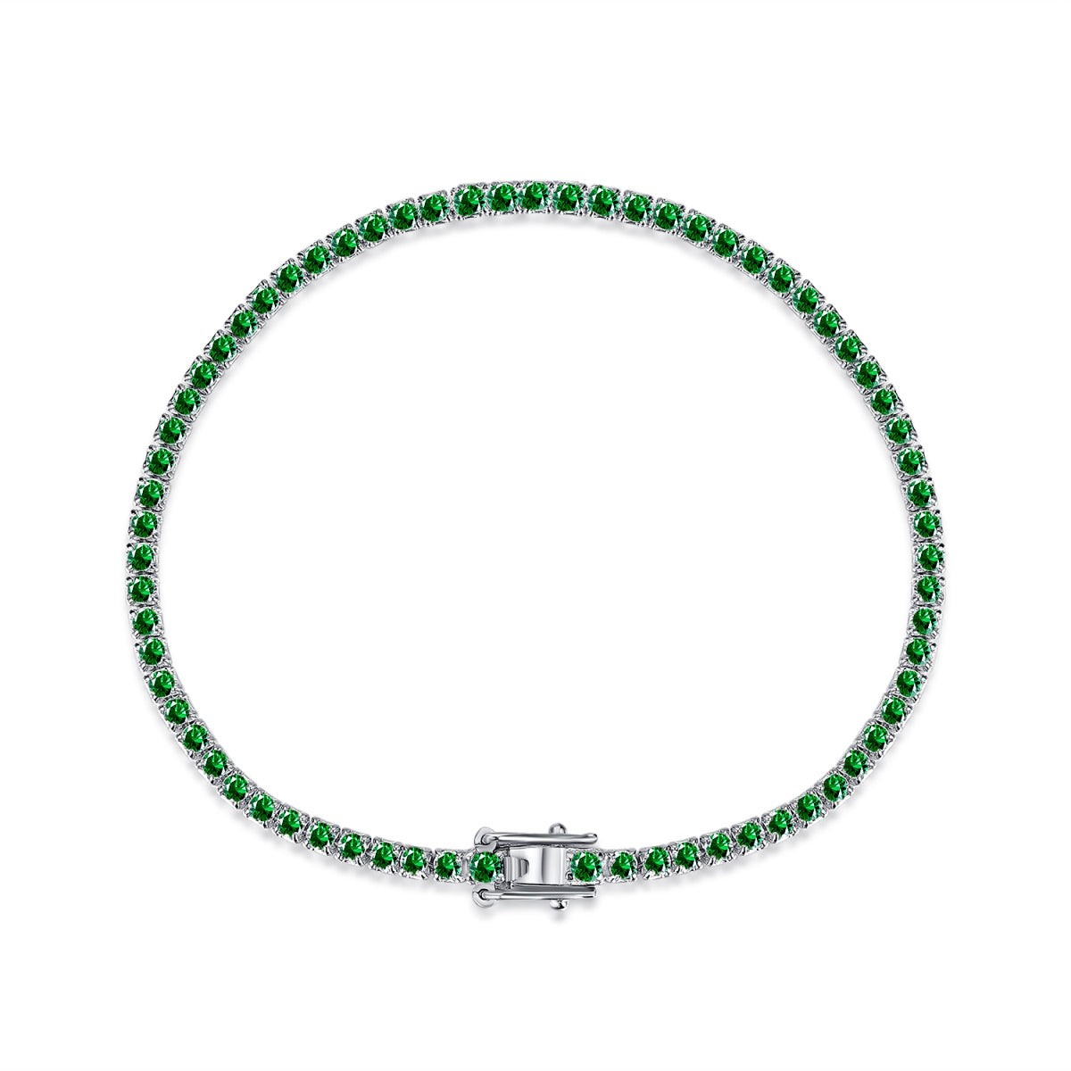[Limara]Dazzling Colorful Round Cut Daily Bracelet