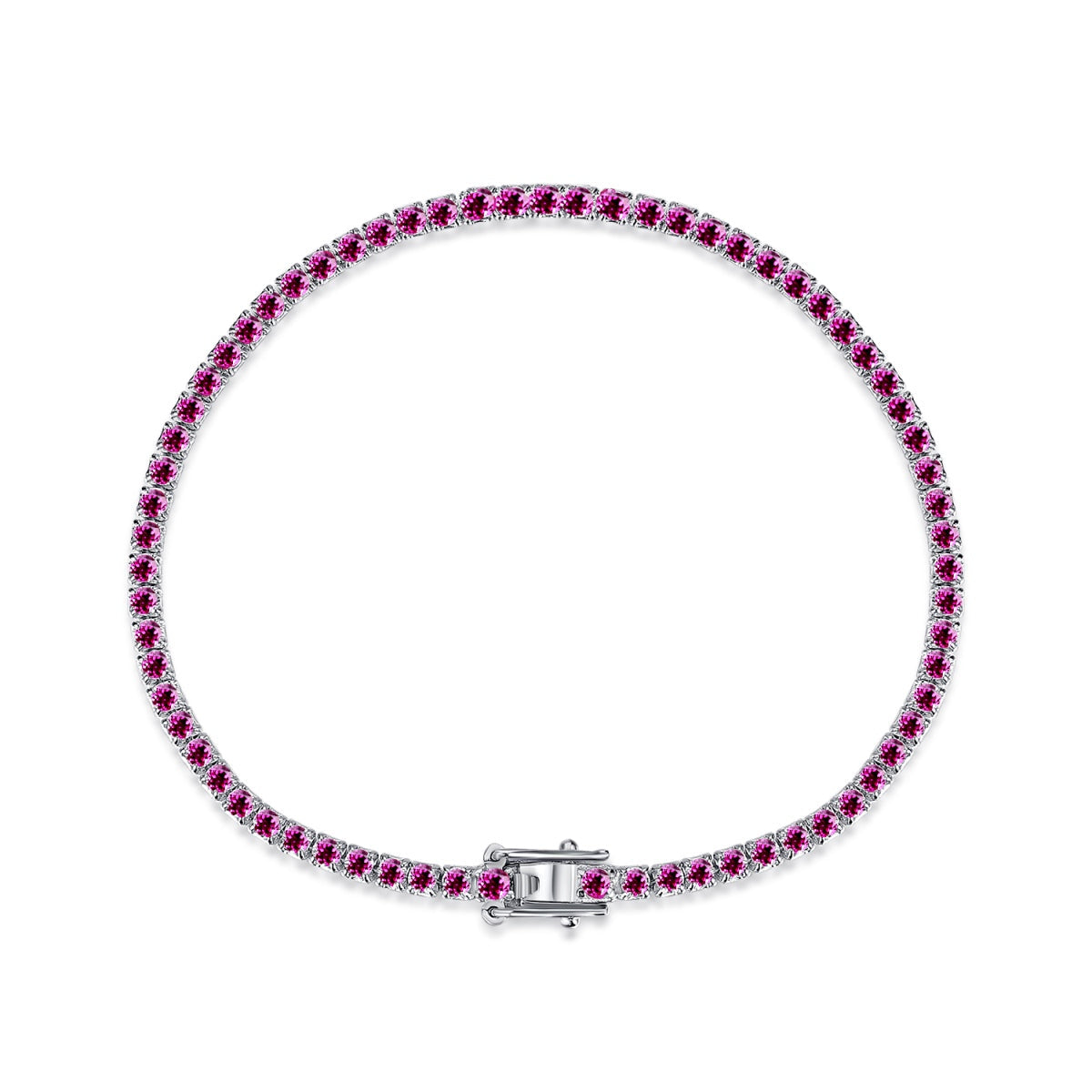 [Limara]Dazzling Colorful Round Cut Daily Bracelet