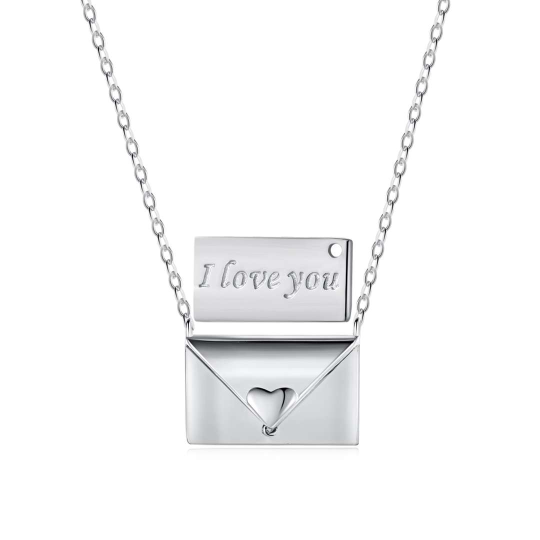 [Limara]Envelope Heart Shape Mother's Day Necklace