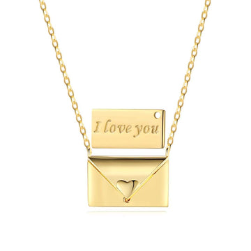 [Limara]Envelope Heart Shape Mother's Day Necklace