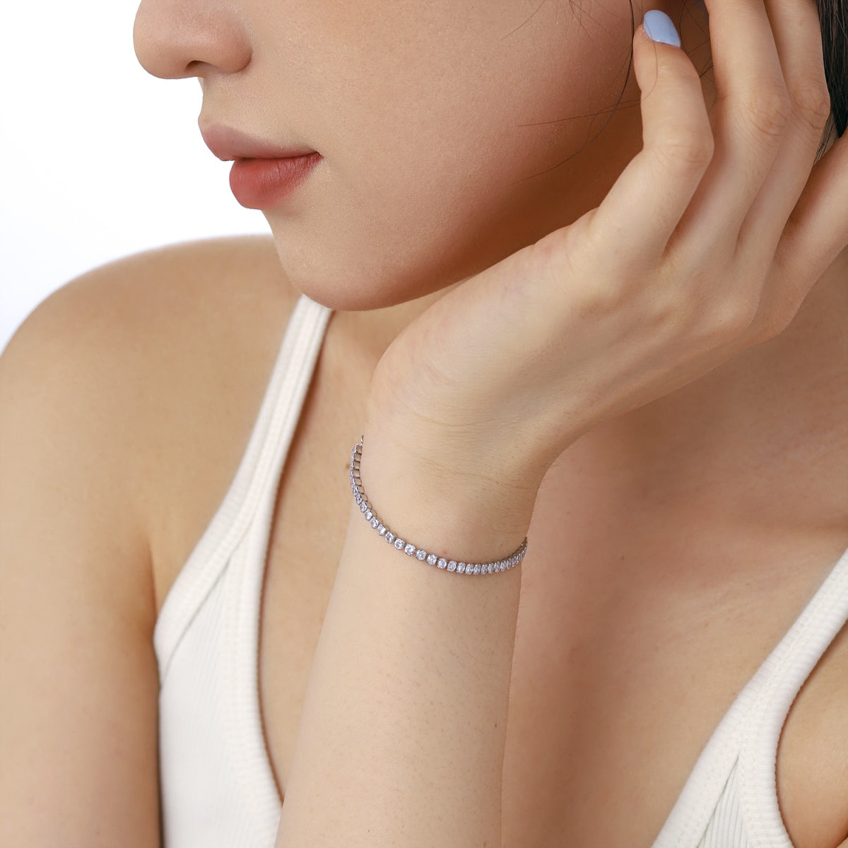 [Limara]Dazzling Sparkling Round Cut Daily Bracelet