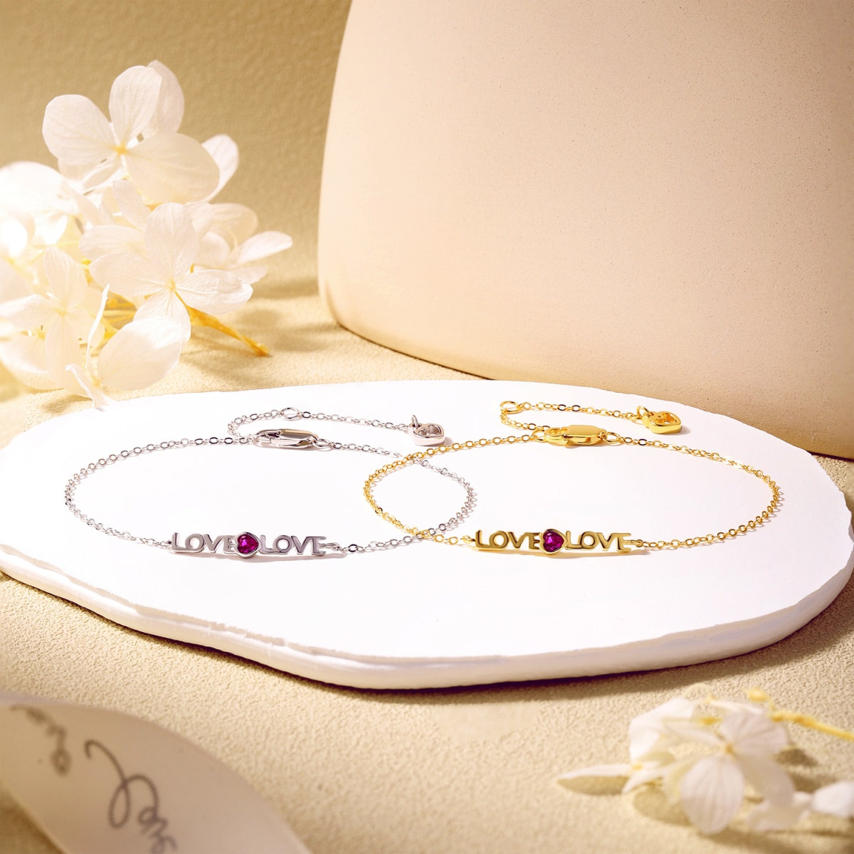 [Limara]Romantic Heart Shape Lover Bracelet