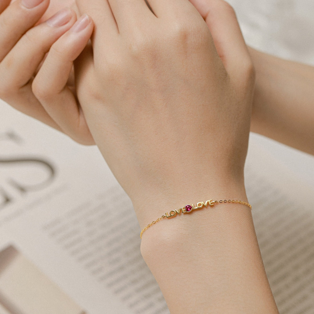 [Limara]Romantic Heart Shape Lover Bracelet