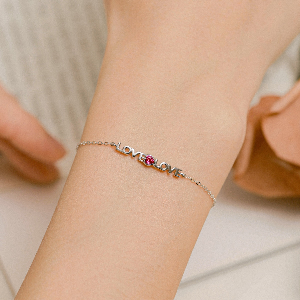 [Limara]Romantic Heart Shape Lover Bracelet