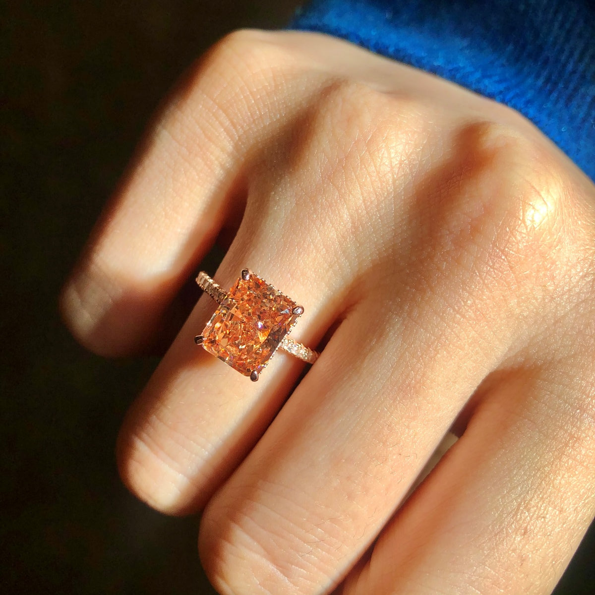 [Limara]4.0 Carat Luxurious Engagement Ring