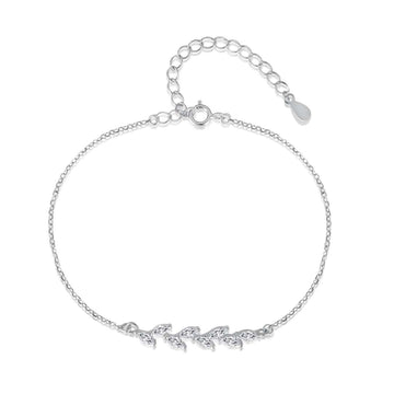[Limara]Elegant Wheat Leaves Shape Bracelet