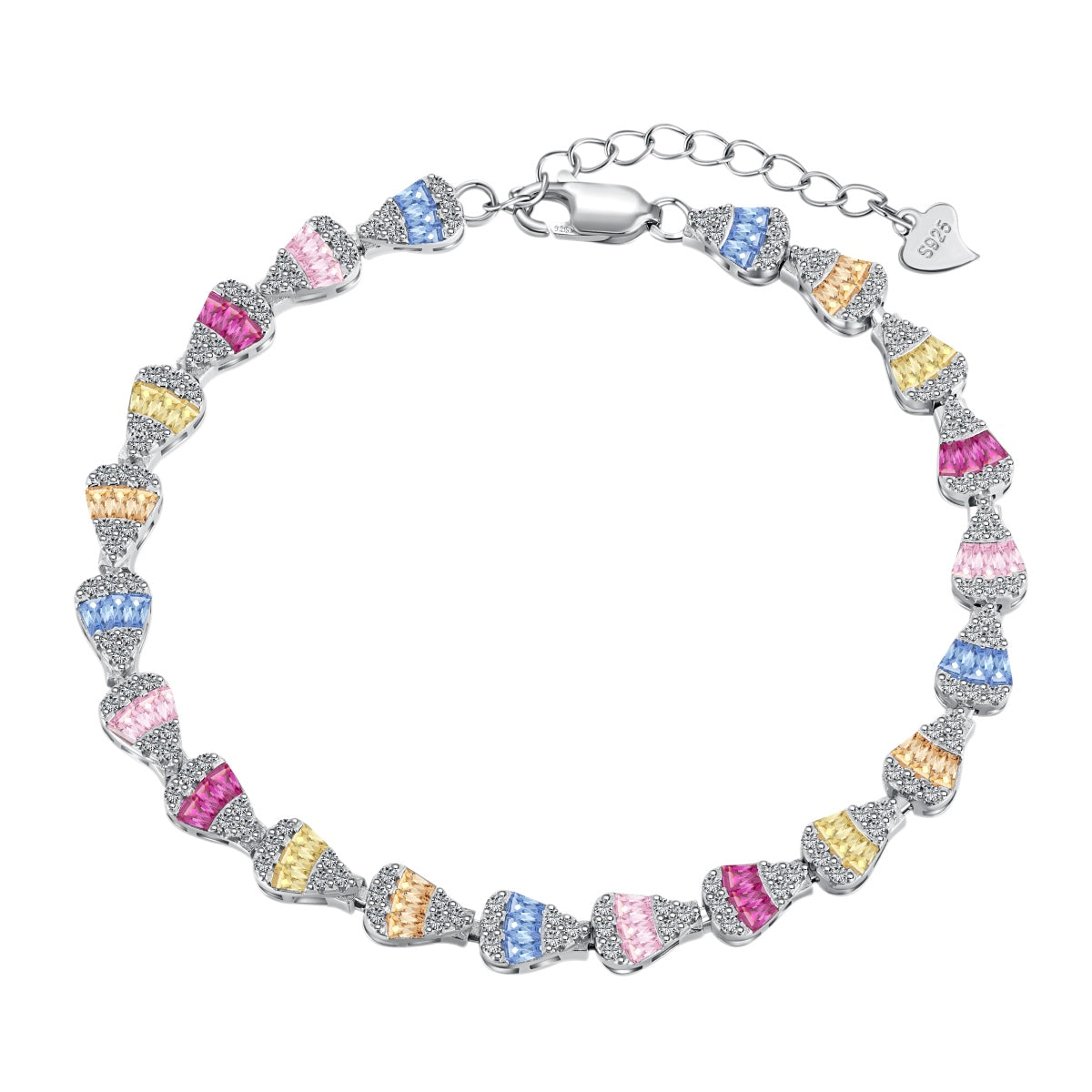 [Limara]Radiant Water Drop Shape Daily Bracelet