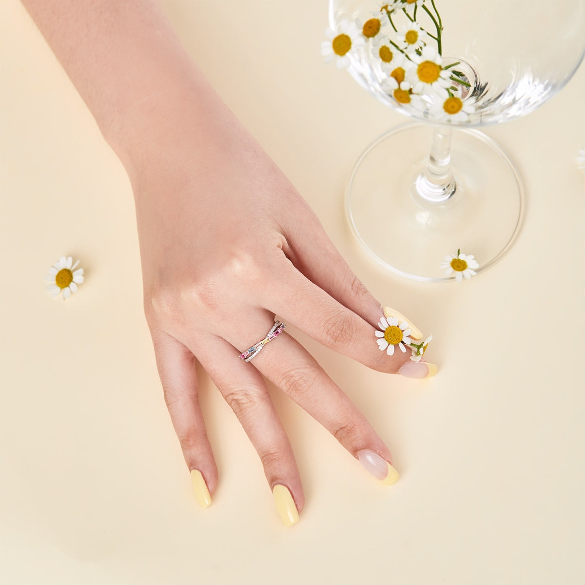 [Limara]Energetic Elegant Radiant Cut Party Ring