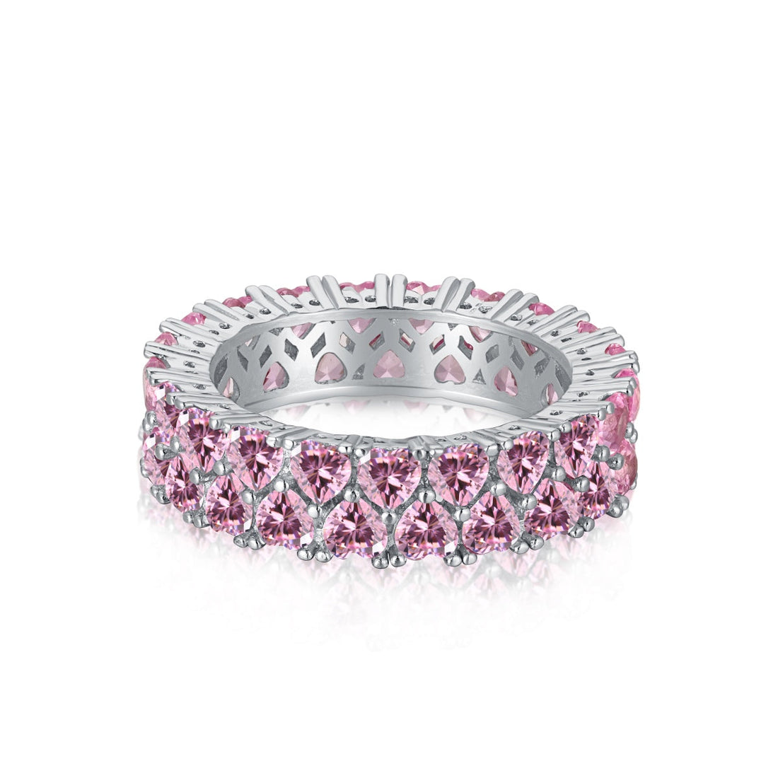 [Limara]Sparkling Full Heart Ring