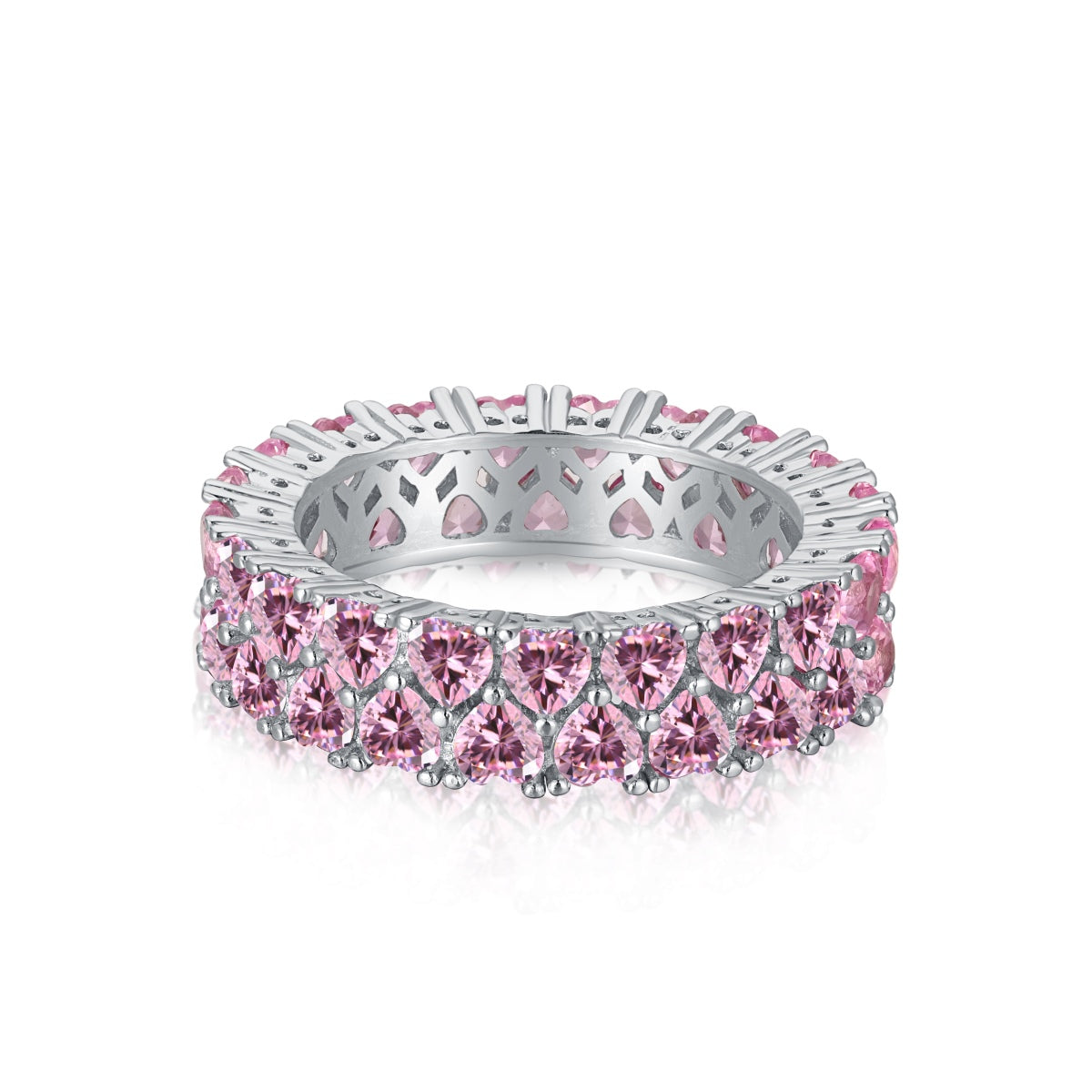 [Limara]Sparkling Full Heart Ring