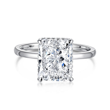 [Limara]4.0 Carat Ornate Enchanting Radiand Cut Banquet Ring