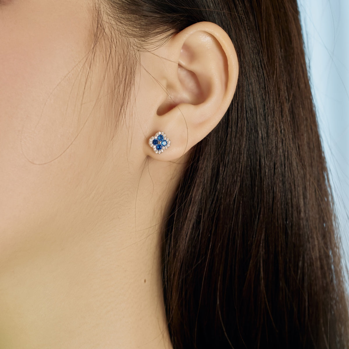 [Limara]Four-Leaf Clover Flower Shaped Earrings
