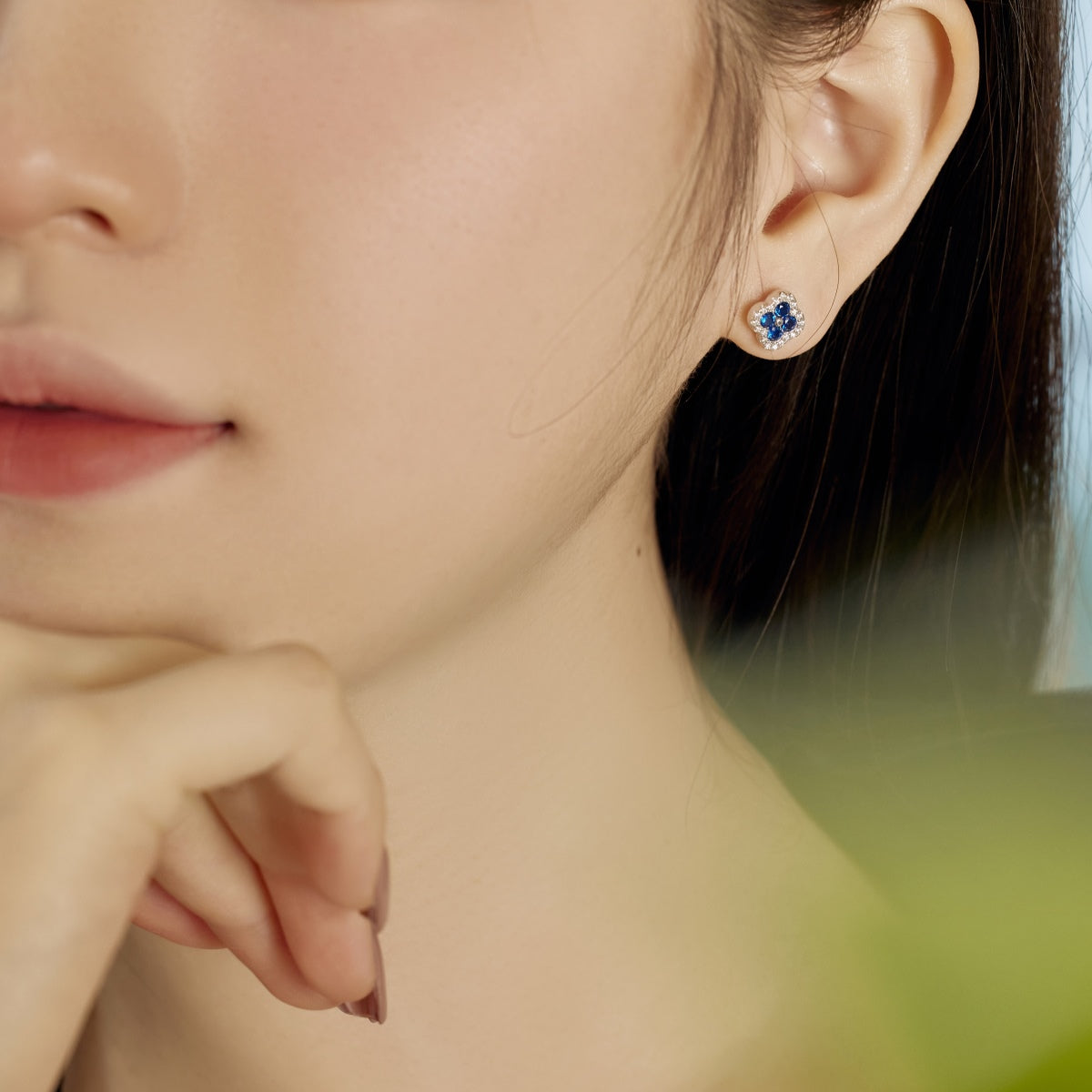 [Limara]Four-Leaf Clover Flower Shaped Earrings
