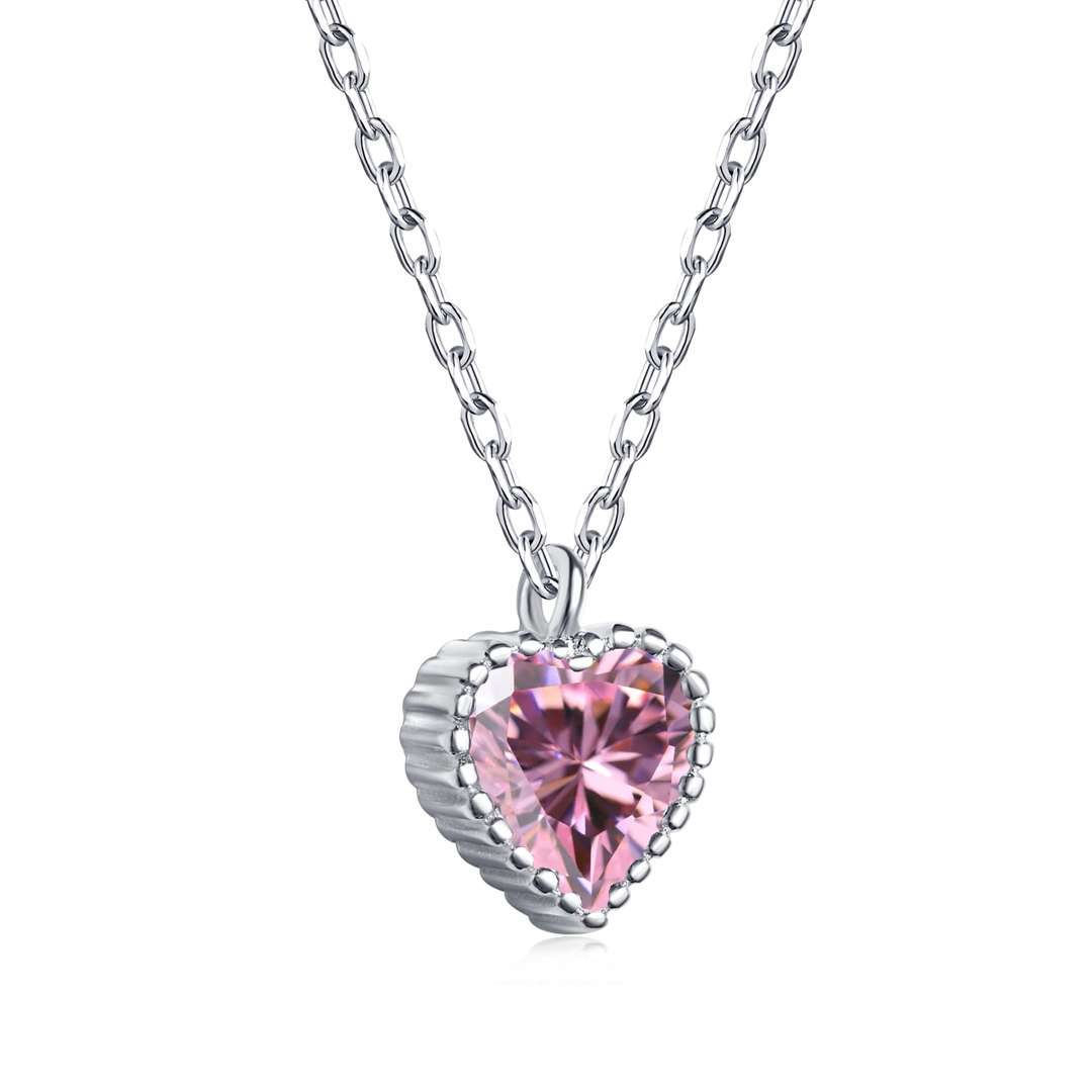 [Limara]Ornate Heart Shape Necklace