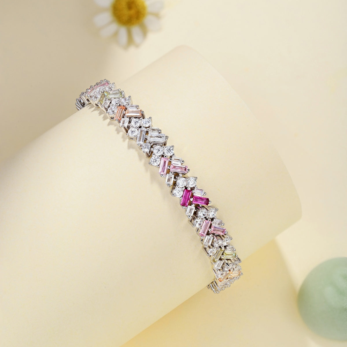 [Limara]Dazzling Unique Multi Shape Daily Bracelet