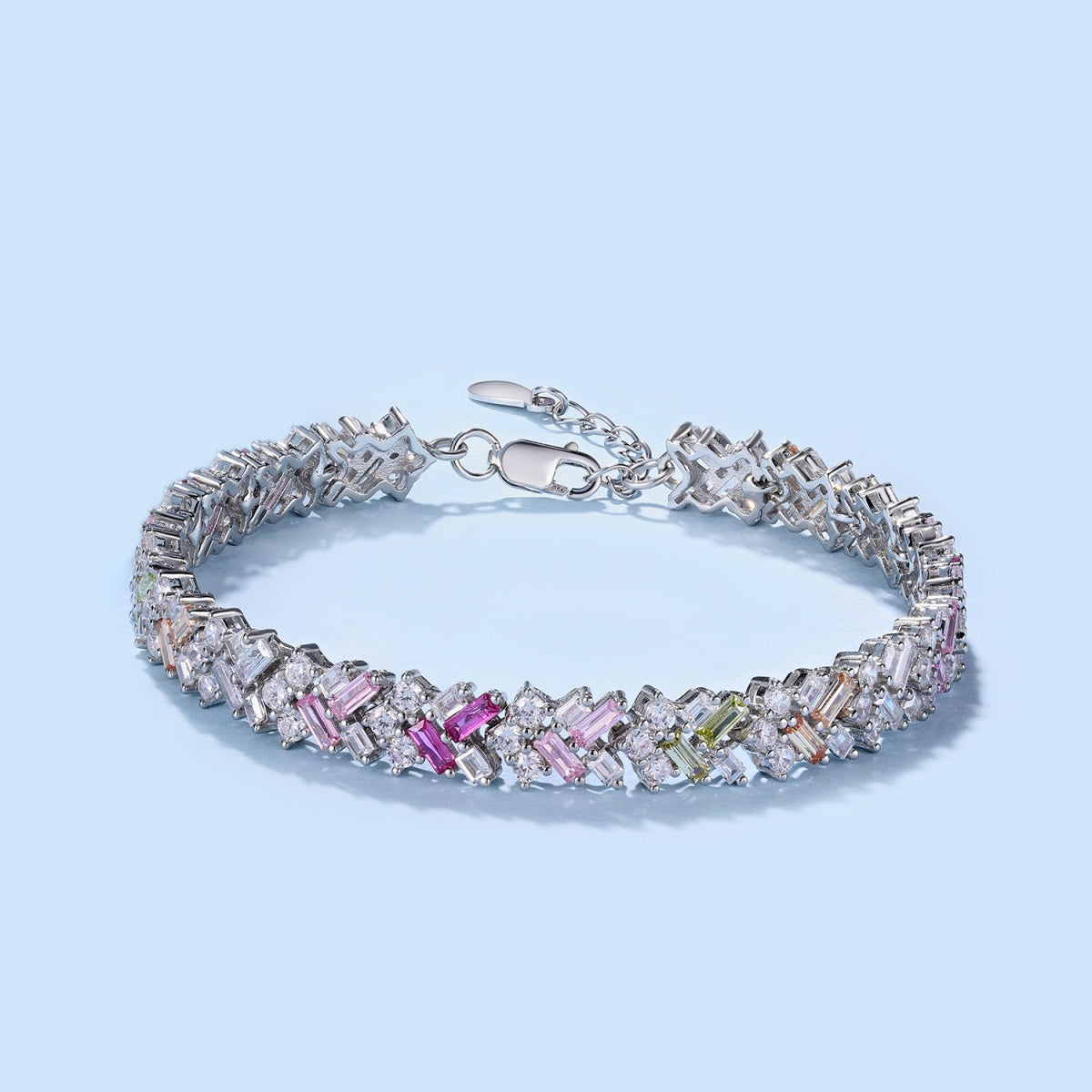[Limara]Dazzling Unique Multi Shape Daily Bracelet