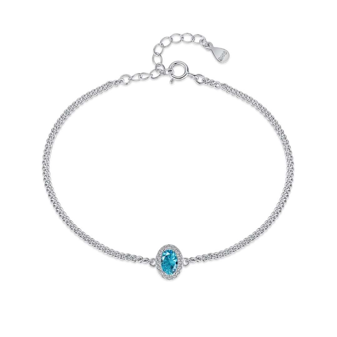 [Limara]Exquisite Oval Shape Bracelet