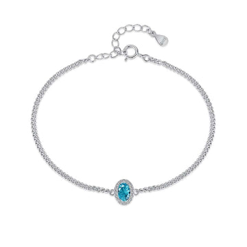 [Limara]Exquisite Oval Shape Bracelet