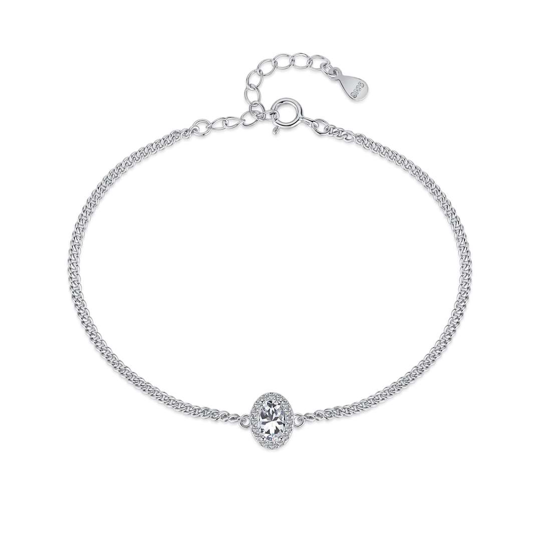 [Limara]Exquisite Oval Shape Bracelet