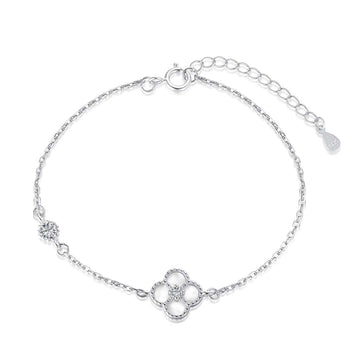 [Limara]Delicate Four Leaf Clover Bracelet