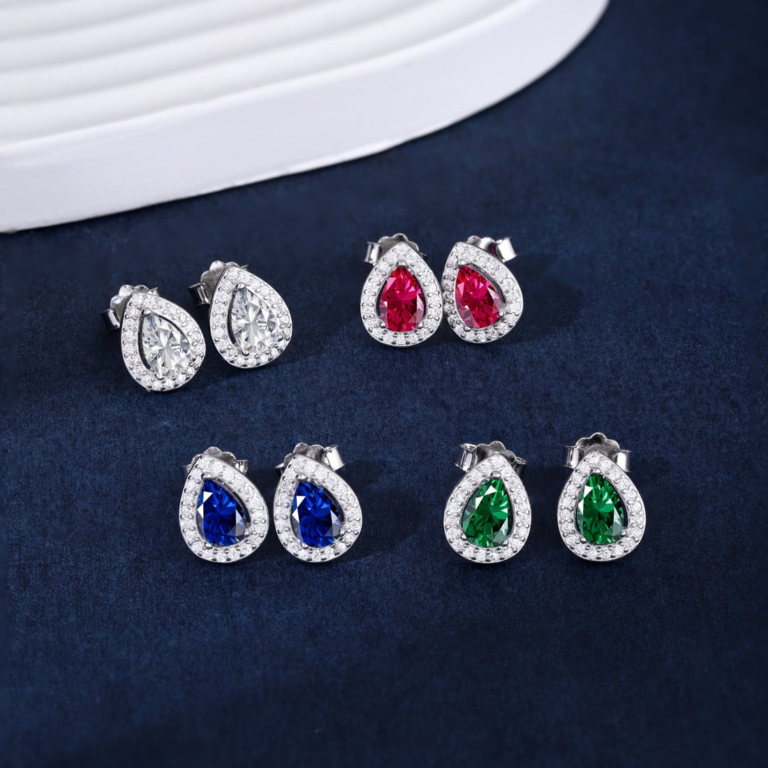 [Limara]Luxurious Water Drop Shape Earrings