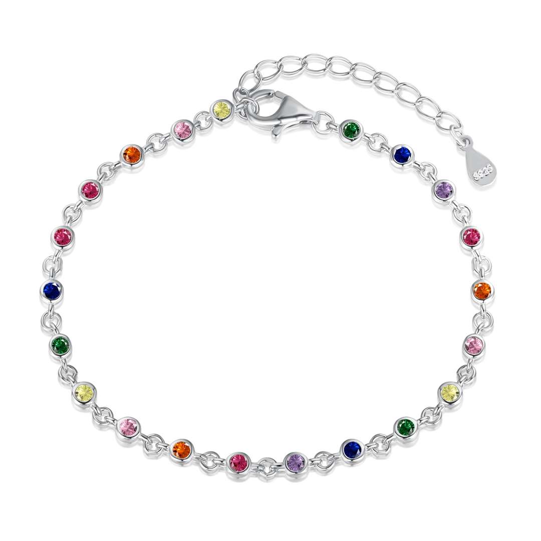 [Limara]Colorful Bead Array Bracelet