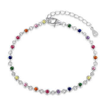 [Limara]Colorful Bead Array Bracelet