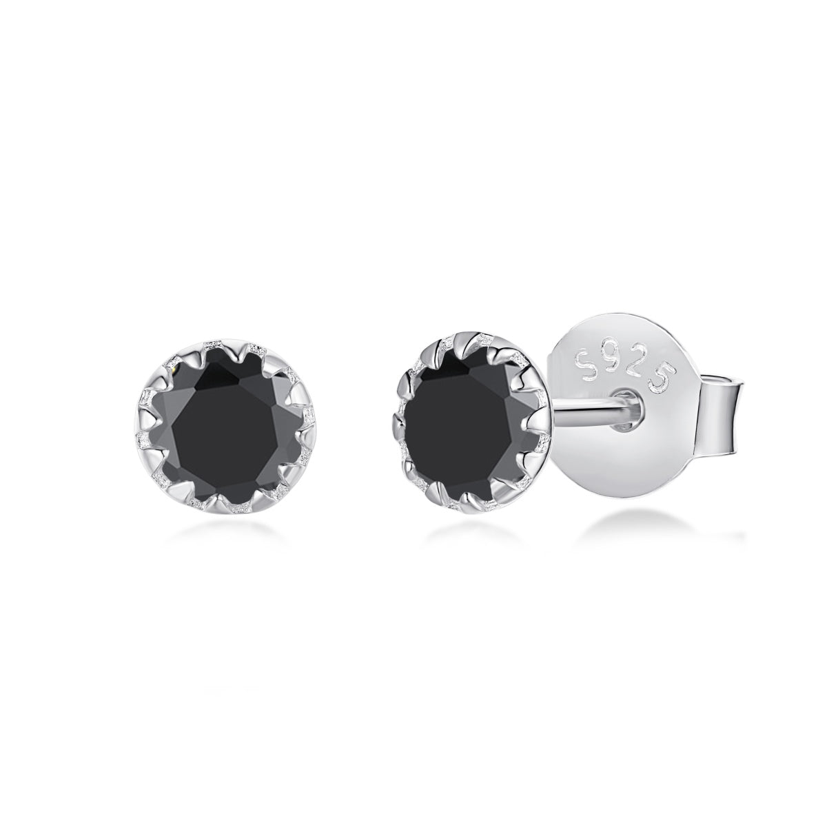 [Limara]Sparkling Colorful Round Shape Earrings